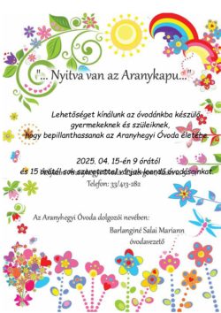 Nyilt napos plakat